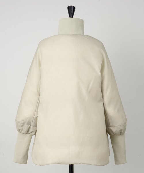 【美品】ビアズリージップフレアーダウンコート　ブラック ジップフレアダウン（ダウンジャケット/コート）｜BEARDSLEY