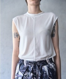 Tao sleeveless CS タオノースリーブカットソー