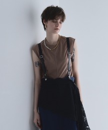 Tao sleeveless CS タオノースリーブカットソー