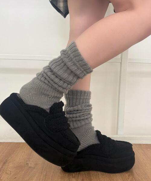 ESPERANZA（エスペランサ）の「SNSで話題！ふわもこボアサボ（サンダル・レディース・ベージュ/ブラック・LL/L/M/S）」の7枚目の写真