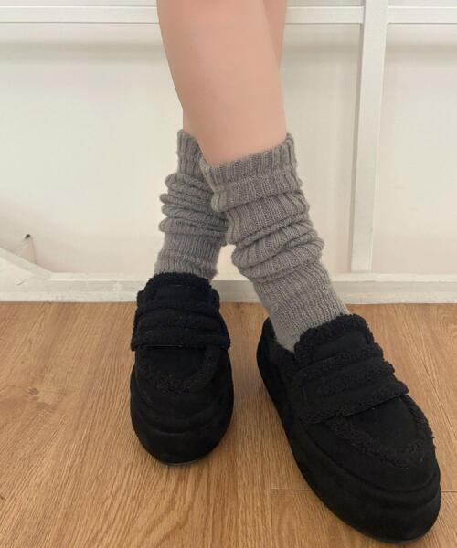 ESPERANZA（エスペランサ）の「SNSで話題！ふわもこボアサボ（サンダル・レディース・ベージュ/ブラック・LL/L/M/S）」の6枚目の写真