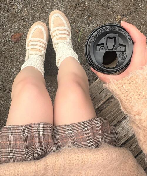 ESPERANZA（エスペランサ）の「SNSで話題！ふわもこボアサボ（サンダル・レディース・ベージュ/ブラック・LL/L/M/S）」の21枚目の写真