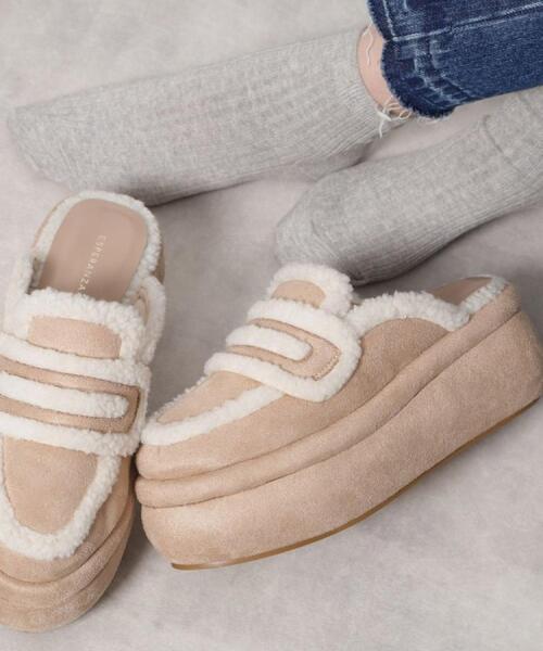 ふわもこボアサボ セール】SNSで話題！ふわもこボアサボ（サンダル）｜ESPERANZA