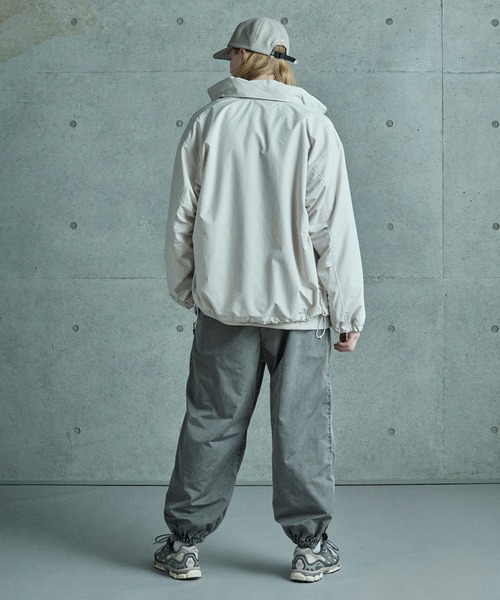 FUSE(フューズ)の「コットンナイロンピグメント加工パンツ(その他パンツ・メンズ・ブラック/オフホワイト・01/03/02)」の6枚目の写真