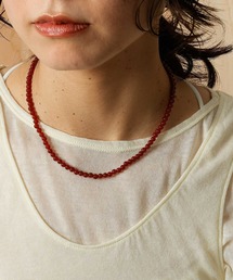 emesuelee | silver925 carnelian necklace シルバー925 カーネ(ネックレス)