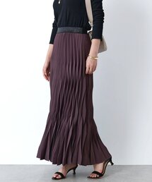 un dix cors | 《ウエスト総ゴム・上品見え◎》デシンプリーツスカート(スカート)