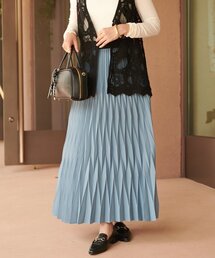 un dix cors | 《ウエスト総ゴム・上品見え◎》デシンプリーツスカート(スカート)