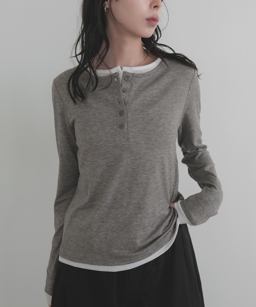 シアーヘンリーネックプルオーバー　ブラック シアーヘンリーネックプルオーバー ブラック - メルカリ