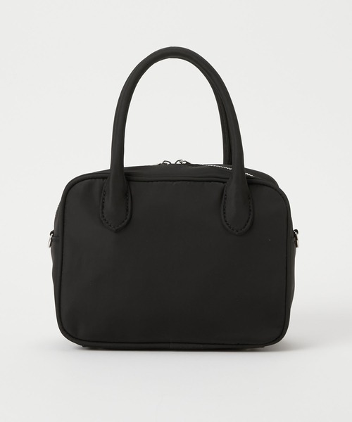 UMBRO（アンブロ）の「UMBRO/アンブロ 別注 撥水 ブランドロゴ刺繍 2WAYミニショルダーバッグ/ボストンバッグ（ボストンバッグ・レディース・グレー/ブラック/ネイビー・FREE）」の5枚目の写真