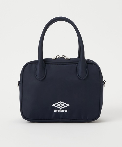 UMBRO（アンブロ）の「UMBRO/アンブロ 別注 撥水 ブランドロゴ刺繍 2WAYミニショルダーバッグ/ボストンバッグ（ボストンバッグ・レディース・グレー/ブラック/ネイビー・FREE）」の7枚目の写真