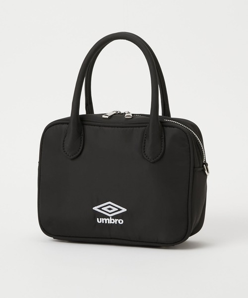 UMBRO（アンブロ）の「UMBRO/アンブロ 別注 撥水 ブランドロゴ刺繍 2WAYミニショルダーバッグ/ボストンバッグ（ボストンバッグ・レディース・グレー/ブラック/ネイビー・FREE）」の8枚目の写真