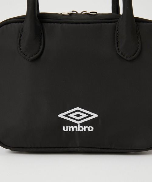 UMBRO/アンブロ 別注 撥水 ブランドロゴ刺繍 2WAYミニショルダーバッグ