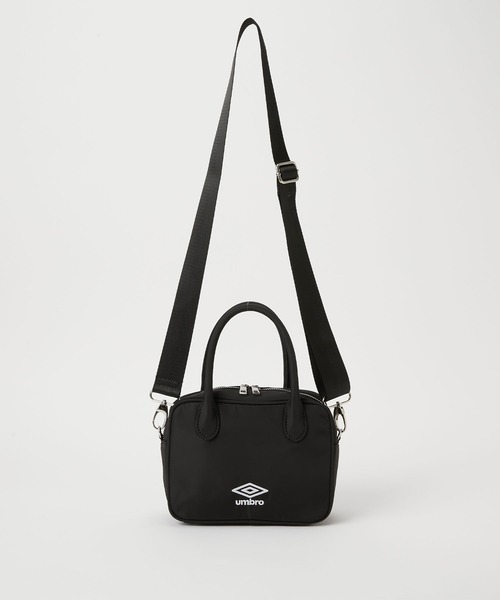 UMBRO（アンブロ）の「UMBRO/アンブロ 別注 撥水 ブランドロゴ刺繍 2WAYミニショルダーバッグ/ボストンバッグ（ボストンバッグ・レディース・グレー/ブラック/ネイビー・FREE）」の15枚目の写真
