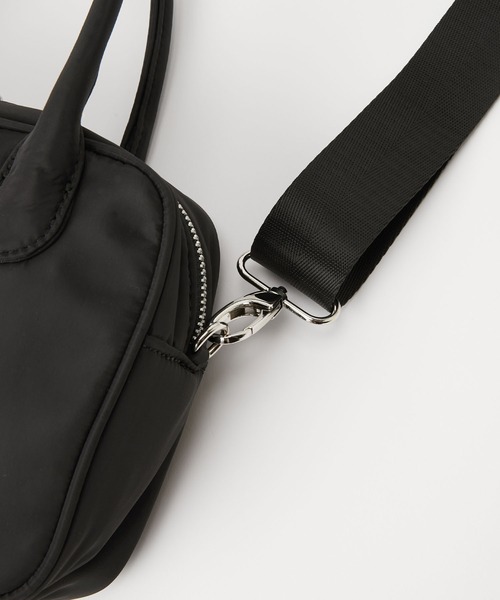 UMBRO（アンブロ）の「UMBRO/アンブロ 別注 撥水 ブランドロゴ刺繍 2WAYミニショルダーバッグ/ボストンバッグ（ボストンバッグ・レディース・グレー/ブラック/ネイビー・FREE）」の17枚目の写真