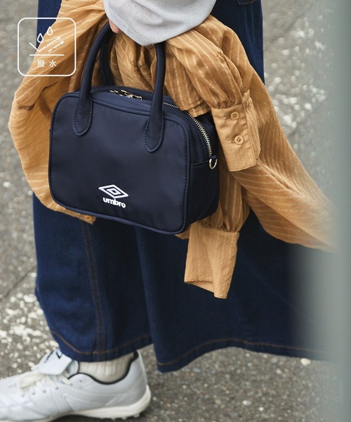 UMBRO/アンブロ 別注 撥水 ブランドロゴ刺繍 2WAYミニショルダーバッグ