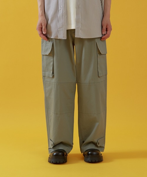 improves（インプローブス）の「ワイドベルト カーゴパンツ 08187/10052（カーゴパンツ・メンズ・ブラック/ライトグリーン・マルチサイズ）」の6枚目の写真