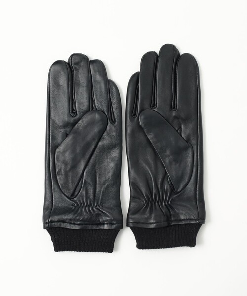 BEAMS HEART（ビームスハート）の「レザー グローブ（手袋・メンズ・ブラック・ONE SIZE）」の3枚目の写真