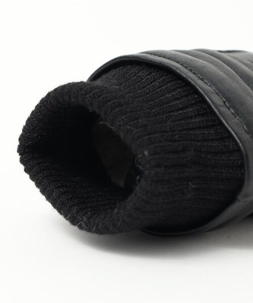 BEAMS HEART（ビームスハート）の「レザー グローブ（手袋・メンズ・ブラック・ONE SIZE）」の2枚目の写真