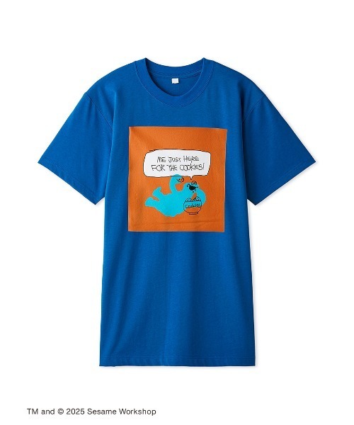 SESAME STREET(セサミストリート)の「【SESAME STREET MARKET×オガワナツミ】オリジナルアート Tシャツ(Tシャツ/カットソー・レディース・オフホワイト/グレー/ブルー/イエロー/ブラック・M/L)」の4枚目の写真