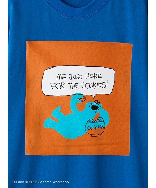 SESAME STREET(セサミストリート)の「【SESAME STREET MARKET×オガワナツミ】オリジナルアート Tシャツ(Tシャツ/カットソー・レディース・オフホワイト/グレー/ブルー/イエロー/ブラック・M/L)」の13枚目の写真