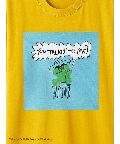 SESAME STREET(セサミストリート)の「【SESAME STREET MARKET×オガワナツミ】オリジナルアート Tシャツ(Tシャツ/カットソー・レディース・オフホワイト/グレー/ブルー/イエロー/ブラック・M/L)」の18枚目の写真