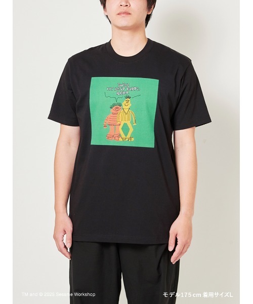 SESAME STREET(セサミストリート)の「【SESAME STREET MARKET×オガワナツミ】オリジナルアート Tシャツ(Tシャツ/カットソー・レディース・オフホワイト/グレー/ブルー/イエロー/ブラック・M/L)」の7枚目の写真