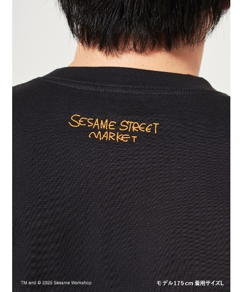SESAME STREET(セサミストリート)の「【SESAME STREET MARKET×オガワナツミ】オリジナルアート Tシャツ(Tシャツ/カットソー・レディース・オフホワイト/グレー/ブルー/イエロー/ブラック・M/L)」の9枚目の写真