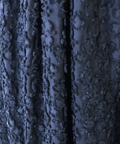 yuni（ユニ　）の「hana dot ジャカード キャミソールワンピース（ジャンパースカート・レディース・ブラック/アイボリー・FREE）」の19枚目の写真