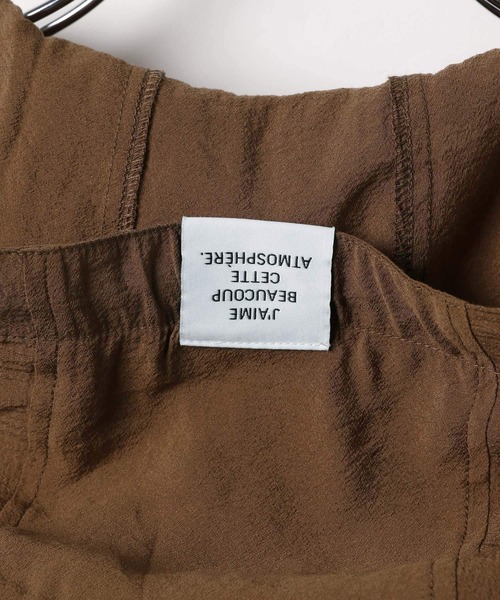 LEPSIM（レプシィム）の「シアーフード長袖シャツ　582345（シャツ/ブラウス・レディース・キャメル/アイボリー/ブラック・FREE）」の11枚目の写真