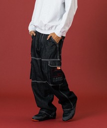 XLARGE(GNXg[W)DENIM CARGO PANTS(J[Spc)