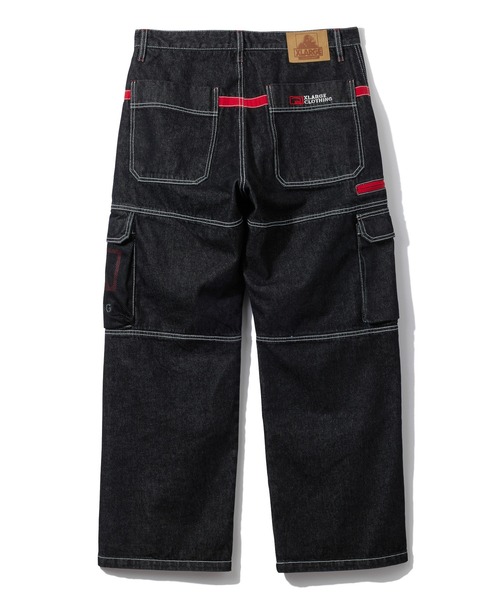 XLARGE（エクストララージ）の「DENIM CARGO PANTS（カーゴパンツ・メンズ・インディゴブルー/ブラック・30inch/32inch/34inch/36inch）」の14枚目の写真