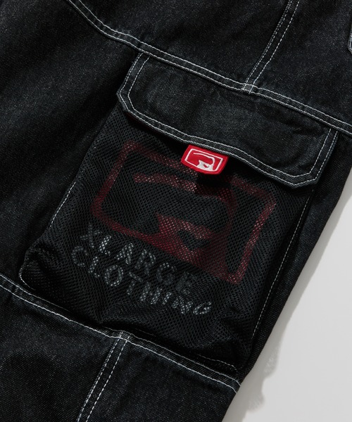 XLARGE（エクストララージ）の「DENIM CARGO PANTS（カーゴパンツ・メンズ・インディゴブルー/ブラック・30inch/32inch/34inch/36inch）」の15枚目の写真