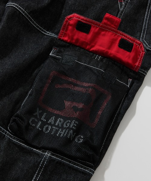 XLARGE（エクストララージ）の「DENIM CARGO PANTS（カーゴパンツ・メンズ・インディゴブルー/ブラック・30inch/32inch/34inch/36inch）」の16枚目の写真
