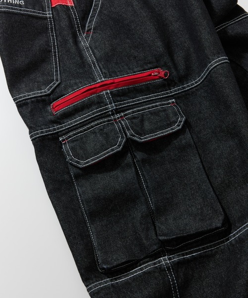 XLARGE（エクストララージ）の「DENIM CARGO PANTS（カーゴパンツ・メンズ・インディゴブルー/ブラック・30inch/32inch/34inch/36inch）」の17枚目の写真