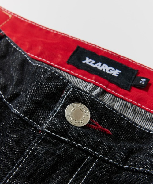XLARGE（エクストララージ）の「DENIM CARGO PANTS（カーゴパンツ・メンズ・インディゴブルー/ブラック・30inch/32inch/34inch/36inch）」の20枚目の写真