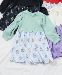 ミント」に該当するワンピース（花柄・ボタニカル柄）ファッション通販