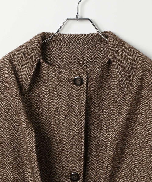 PAGEBOY（ページボーイ）の「ウールコンヘリンボーンコート（チェスターコート・レディース・ブラック系その他/ブラウン系その他・FREE）」の17枚目の写真