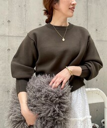 NOLLEY’S | 《手洗い可能》スウェット風ニットプルオーバー(ニット/セーター)