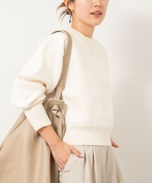 NOLLEY’S | 《手洗い可能》スウェット風ニットプルオーバー(ニット/セーター)