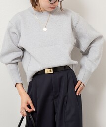 NOLLEY’S | 《手洗い可能》スウェット風ニットプルオーバー(ニット/セーター)