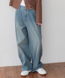 Honeys（ハニーズ）の「ストレートパンツ(股下63cm)（デニムパンツ）」