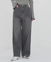 Honeys（ハニーズ）の「ストレートパンツ(股下63cm)（デニムパンツ）」