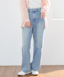 Honeys（ハニーズ）の「ストレートパンツ(股下63cm)（デニムパンツ）」