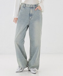 Honeys | ストレートパンツ(股下63cm)(デニムパンツ)