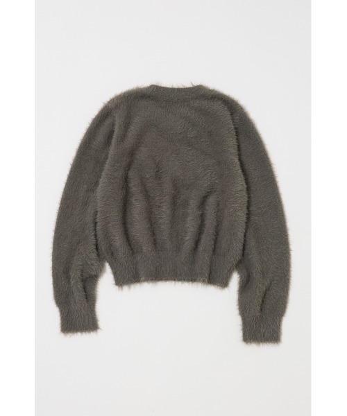 MOUSSY(マウジー)の「【ZOZO・一部店舗限定】SHAGGY MOUSSY LOGO KNIT / シャギーマウジーロゴニット(ニット/セーター・レディース・ブラック/ブラウン/チャコールグレー/アイボリー・FREE)」の15枚目の写真
