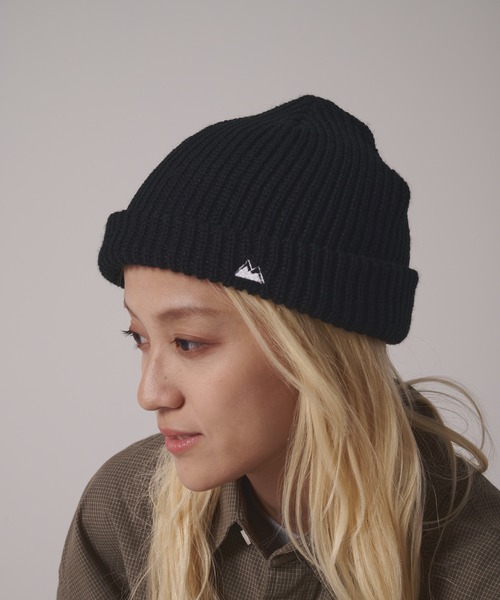 FIRST DOWN(ファーストダウン)の「リブロール ニットワッチキャップ(ニットキャップ/ビーニー・メンズ・パープル/ベージュ/オレンジ/グレー/オフホワイト/ブラック・F)」の8枚目の写真
