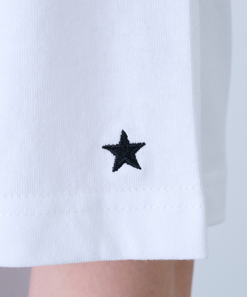 CONVERSE(コンバース)の「【CONVERSE】天竺プレートロゴ ショートスリーブTシャツ 6222-2830 MNY(Tシャツ/カットソー・メンズ・オフホワイト/ブラック/ホワイト・L/LL/M)」の13枚目の写真