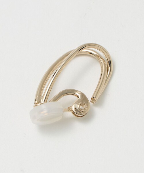 BEAUTY&YOUTH UNITED ARROWS(ビューティーアンドユースユナイテッドアローズ)の「メタル 2ライン イヤリング(イヤリング・レディース・シルバー/ゴールド・FREE)」の5枚目の写真