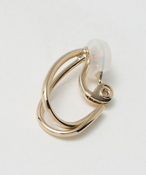 BEAUTY&YOUTH UNITED ARROWS(ビューティーアンドユースユナイテッドアローズ)の「メタル 2ライン イヤリング(イヤリング・レディース・シルバー/ゴールド・FREE)」の6枚目の写真