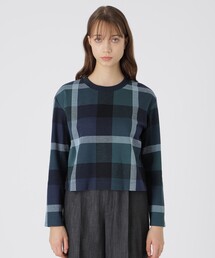 新品 ブルーレーベル クレストブリッジ ティアード カットソー ブラック BLUE LABEL / BLACK LABEL CRESTBRIDGE｜ブルーレーベル